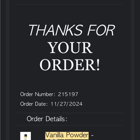 Vanilla Powder Perfume - Picture 4 of 4